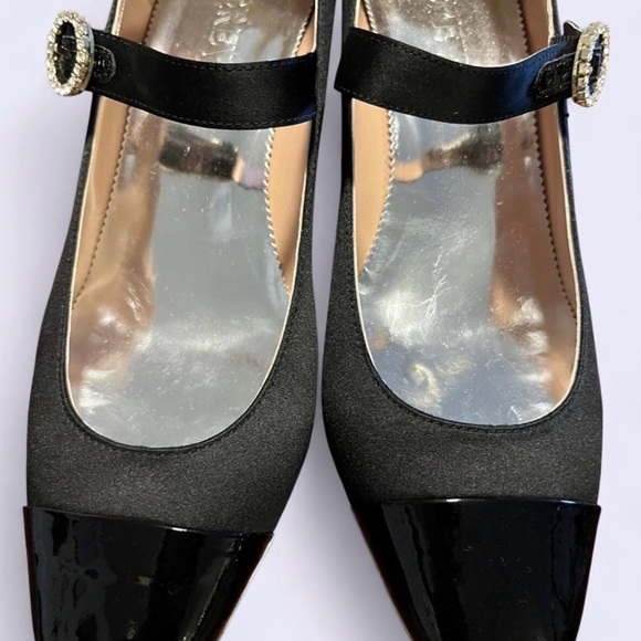 J Crew Millie Mary Janes black satin - Picture 6 of 6